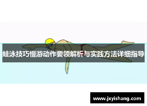 蛙泳技巧慢游动作要领解析与实践方法详细指导